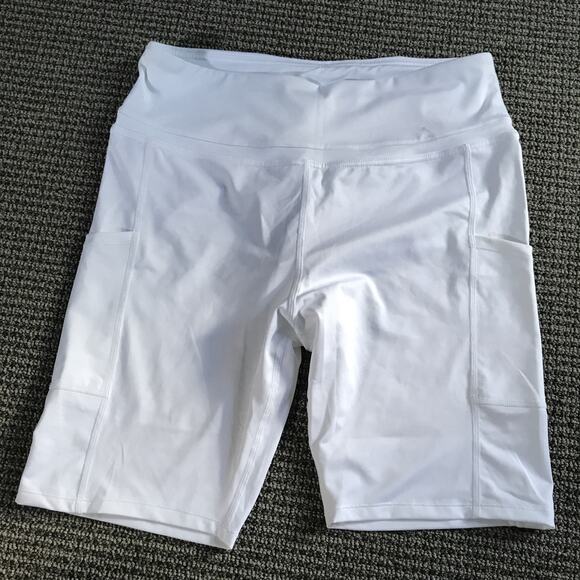 Chin Fun Mens XL White Compression Shorts NWT Weightlifting - Picture 1 of 7